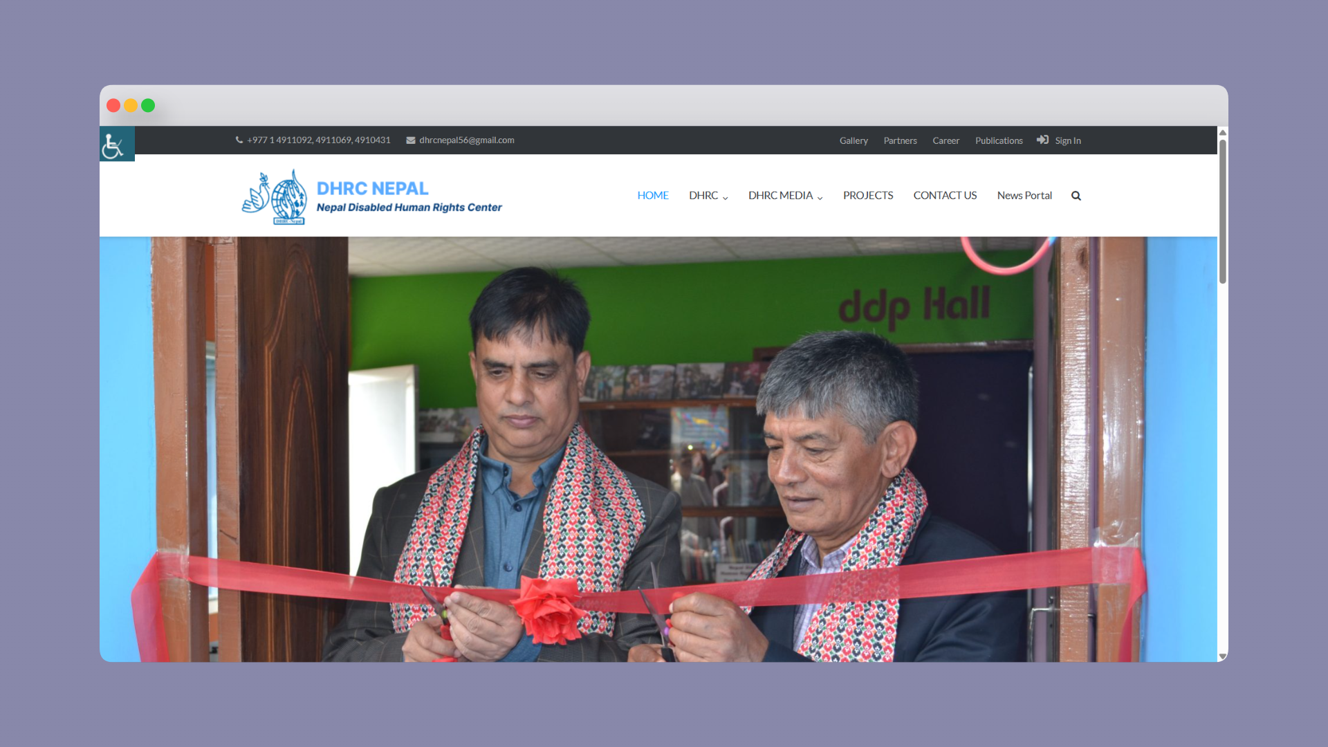 dhrc nepal website